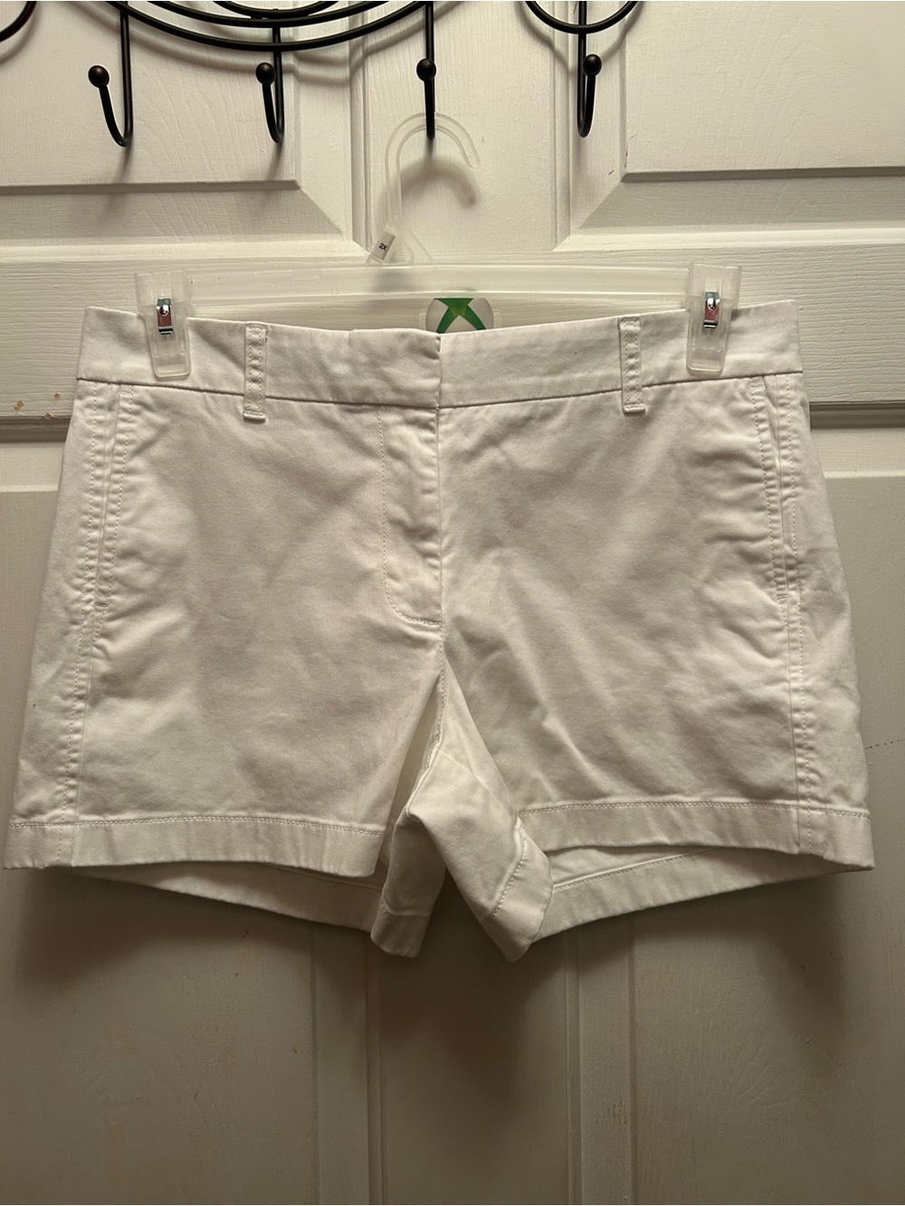 J. Crew White Women's Chino Bike Shorts